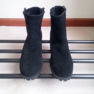 SPLENDID Women Pebbles Suede Block Heel Boots - NEW NWOB